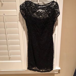 Black mini homecoming dress